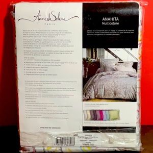 ANNE DE SOLENE PARIS KING FLAT SHEET 100%Cotton